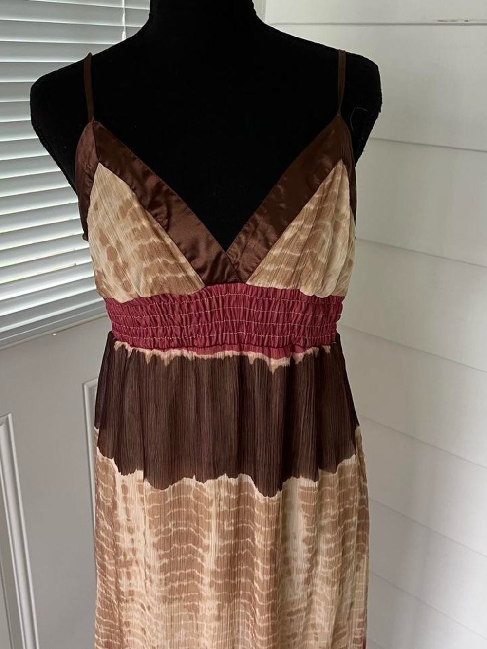 Y2K boho fairycore Charlotte Russe tie dye maxi dress
